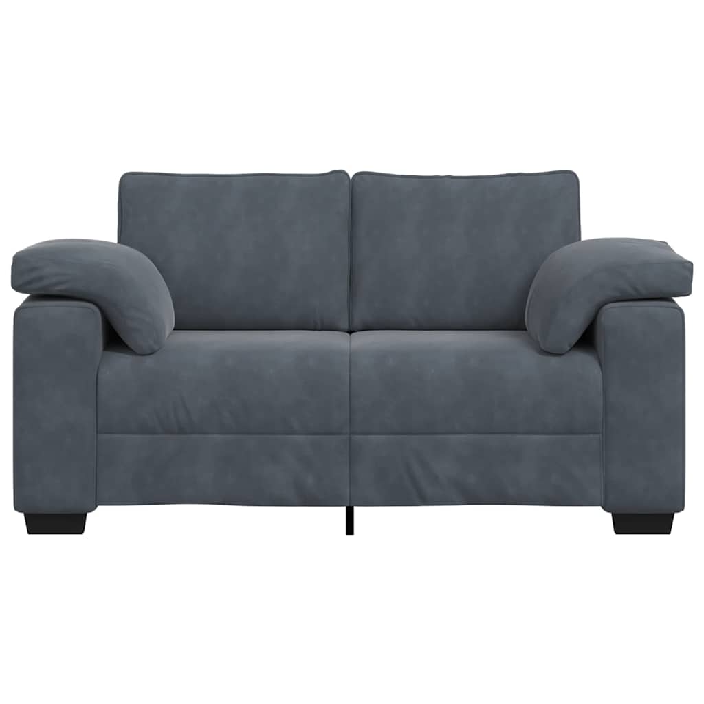 Sofá-luvas 160x77x82 cm veludo cinzento-escuro