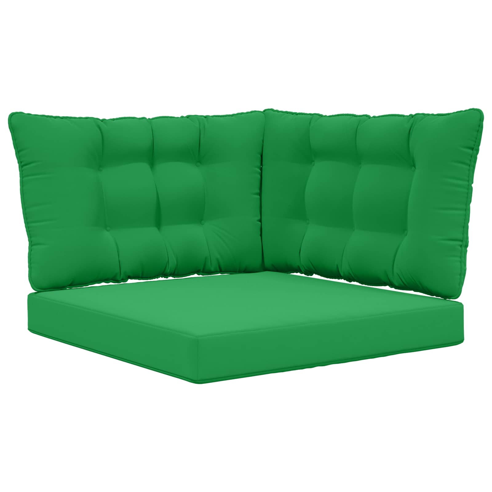 Almofada para sofá externo poliéster verde 80 x 43 x 10 cm