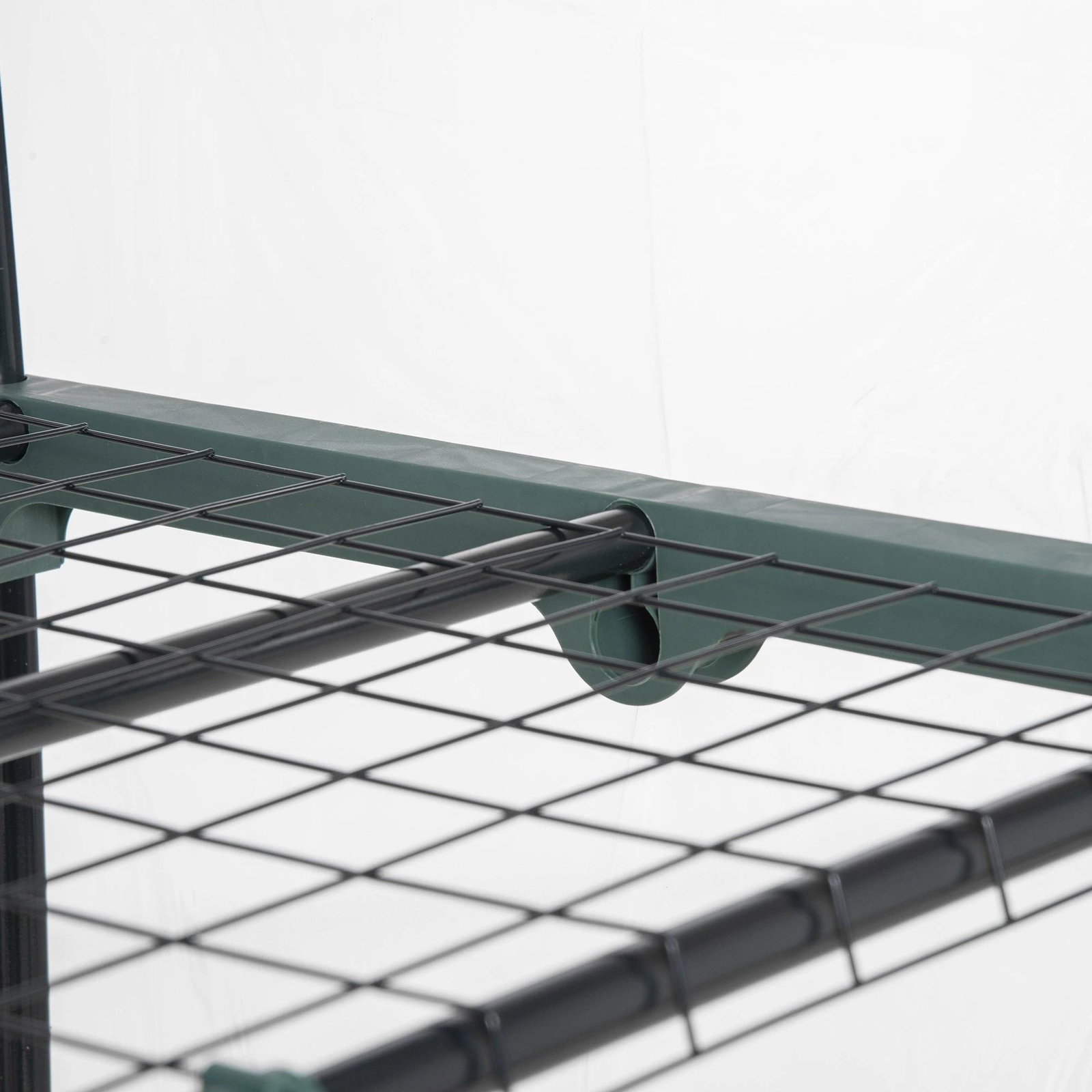 Estufa de Jardim Vertical 69x49x193cm com 5 Prateleiras Estufa para Plantas e Cultivos com Cobertura Transparente e Verde de PVC
