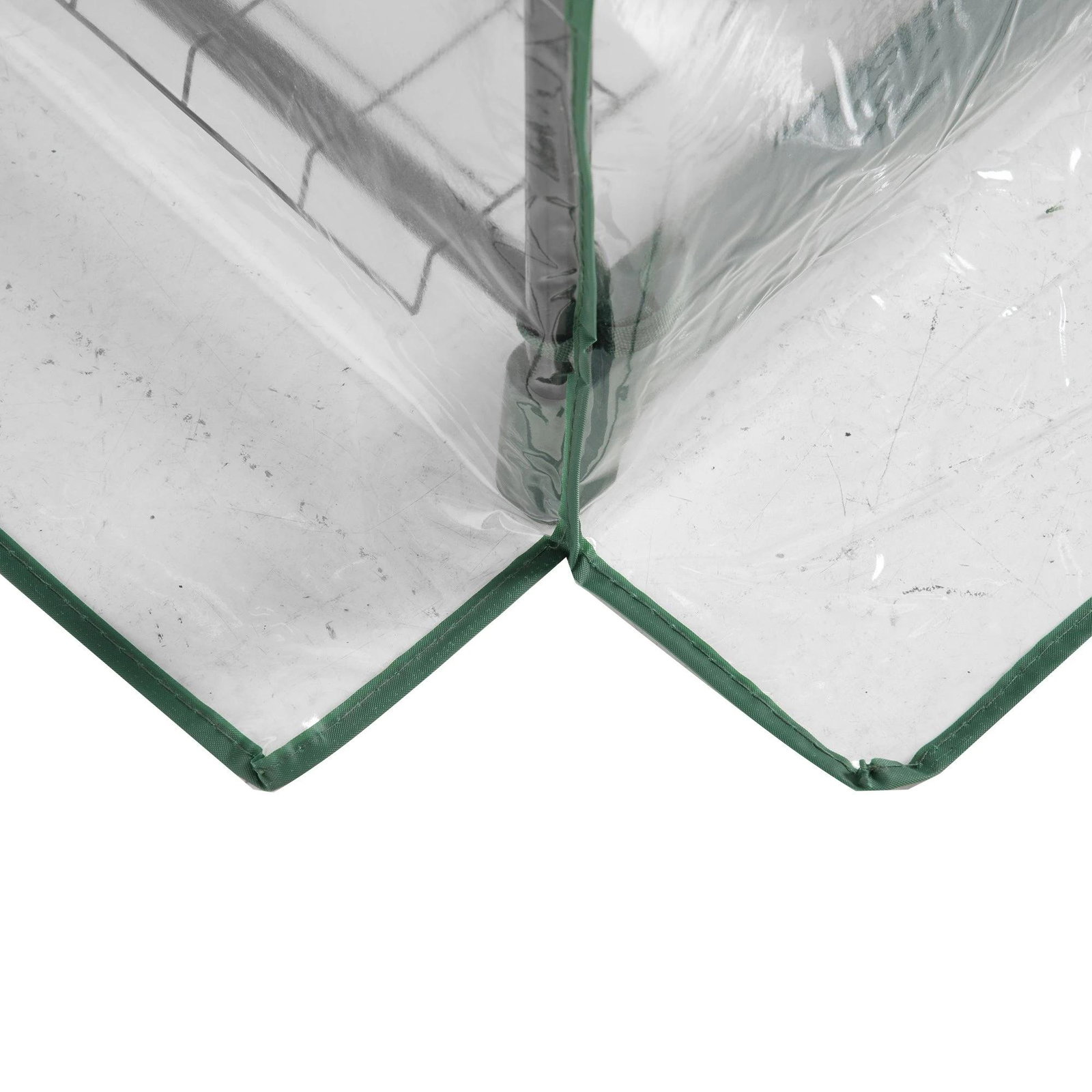 Estufa de Jardim Vertical 69x49x193cm com 5 Prateleiras Estufa para Plantas e Cultivos com Cobertura Transparente e Verde de PVC