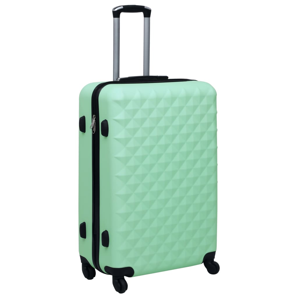 Conjunto de tróleis estojo rígido 2 pcs ABS verde hortelã