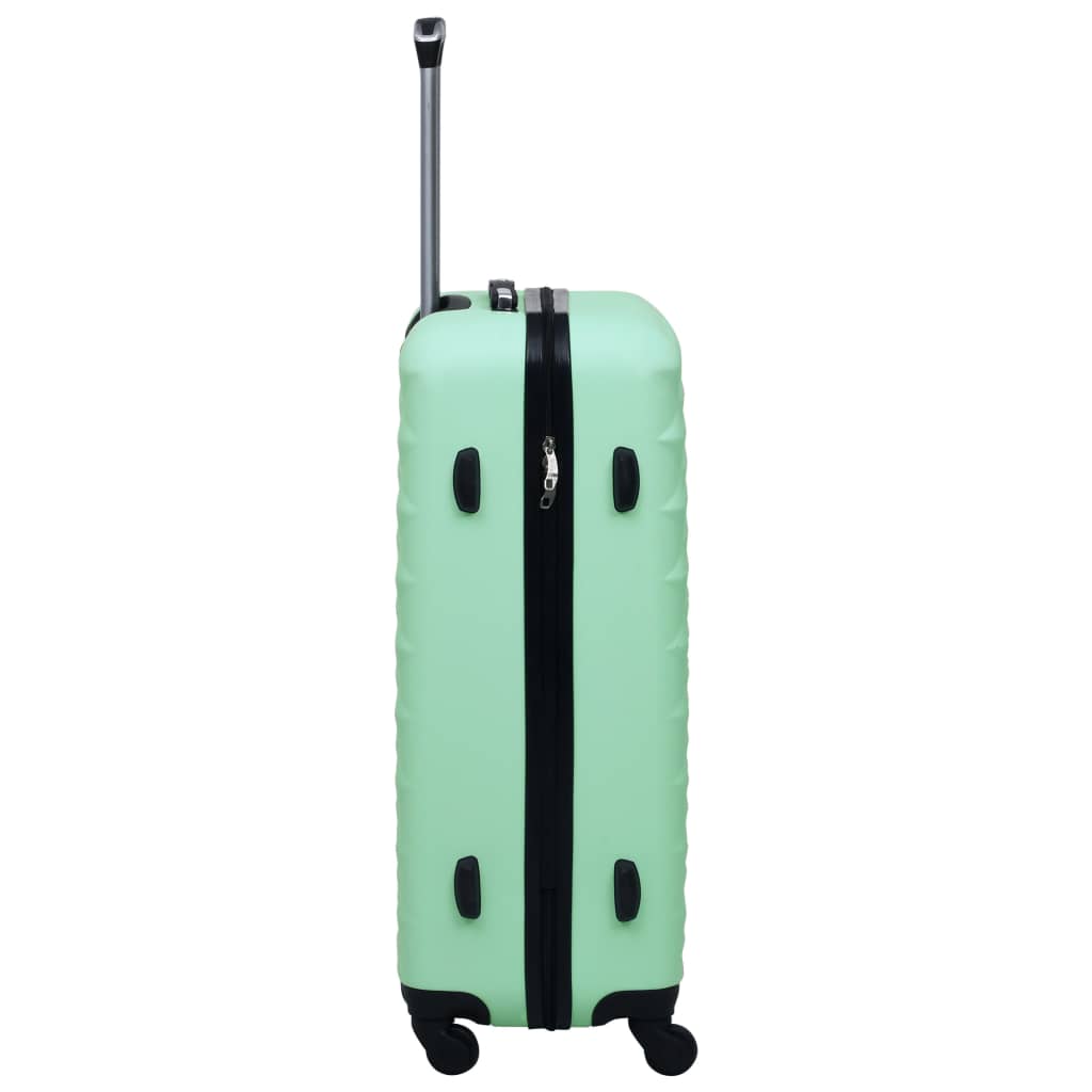 Conjunto de tróleis estojo rígido 2 pcs ABS verde hortelã