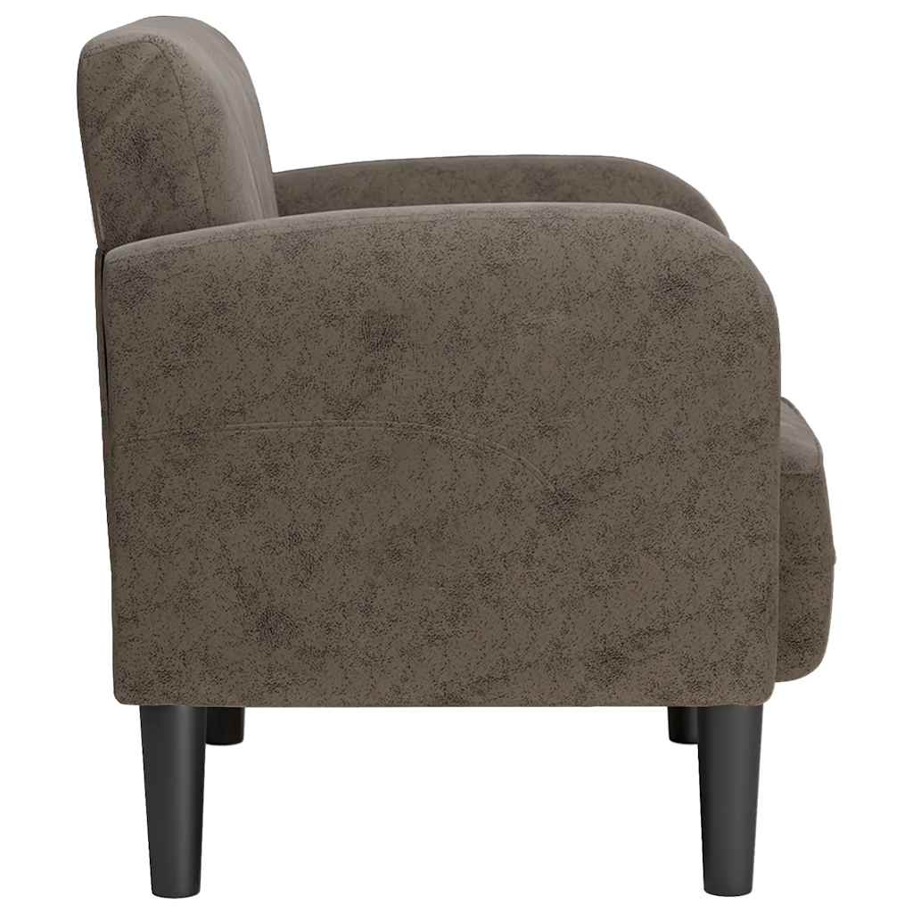 Poltrona com apoios de braços 54 cm couro artificial