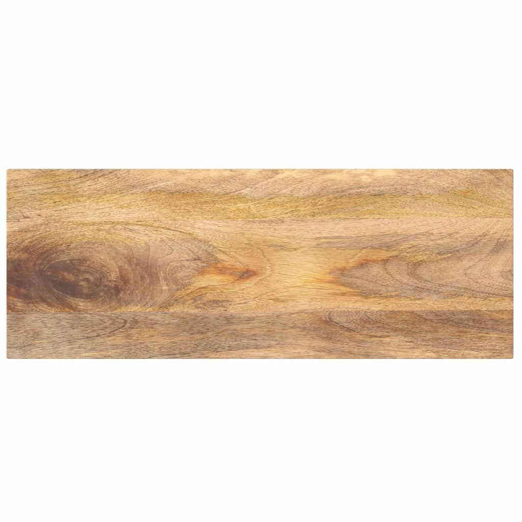 Tampo de mesa retangular 90x20x3,8 cm mangueira maciça