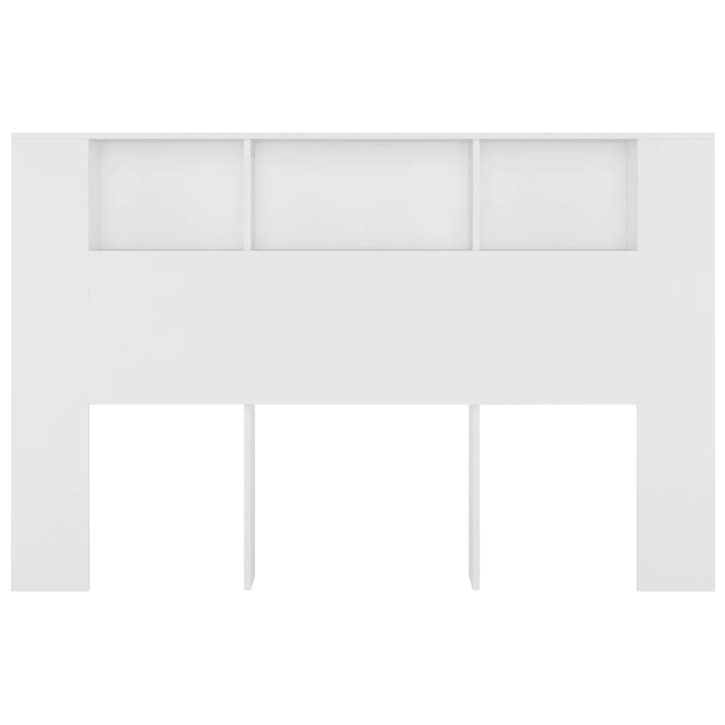 Armário de cabeceira 160x18,5x104,5 cm branco