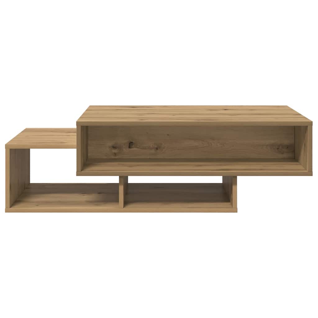 Mesa de centro 105x55x32 cm deriv. madeira carvalho artisiano