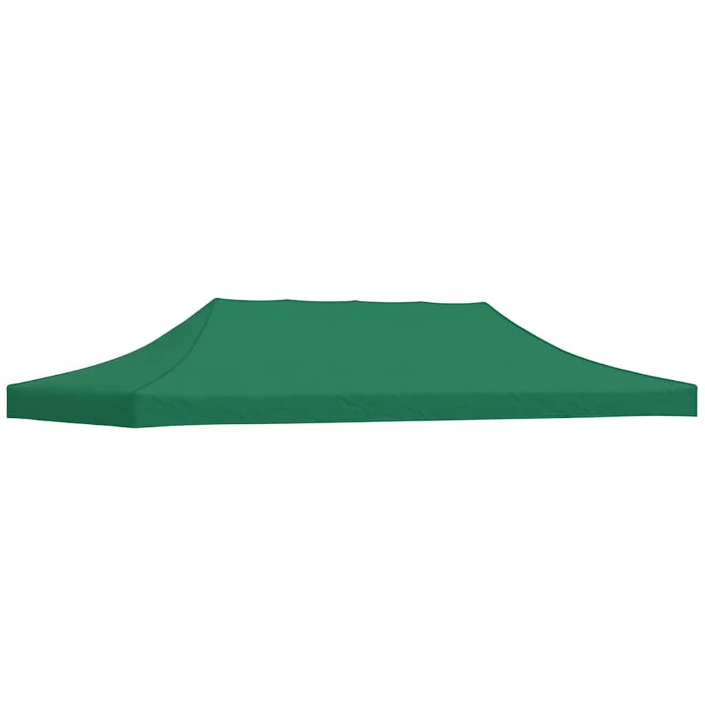 Teto para tenda de festas 6x3 m 270 g/m² verde
