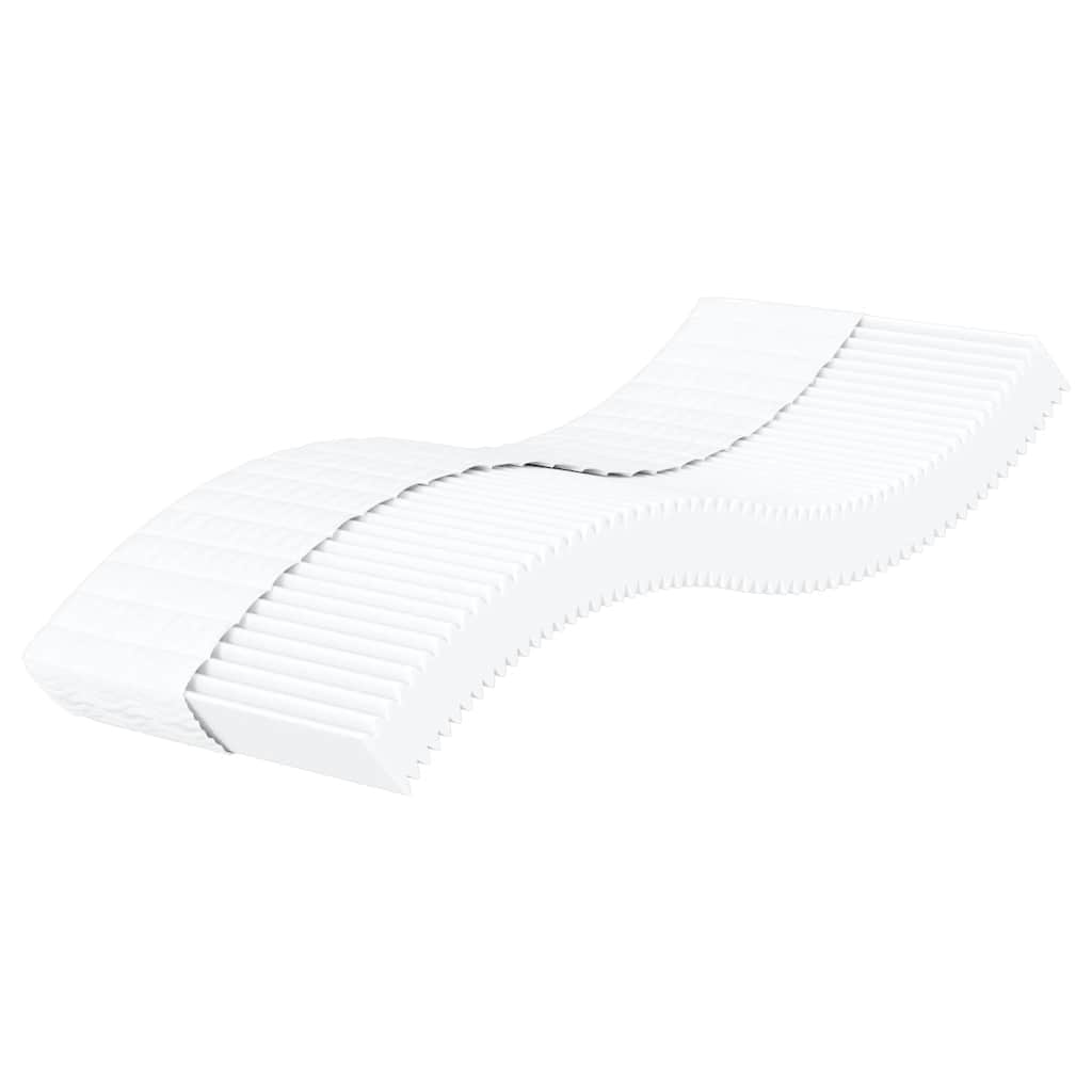 Colchão de espuma 90x210 cm dureza h2 h3 branco