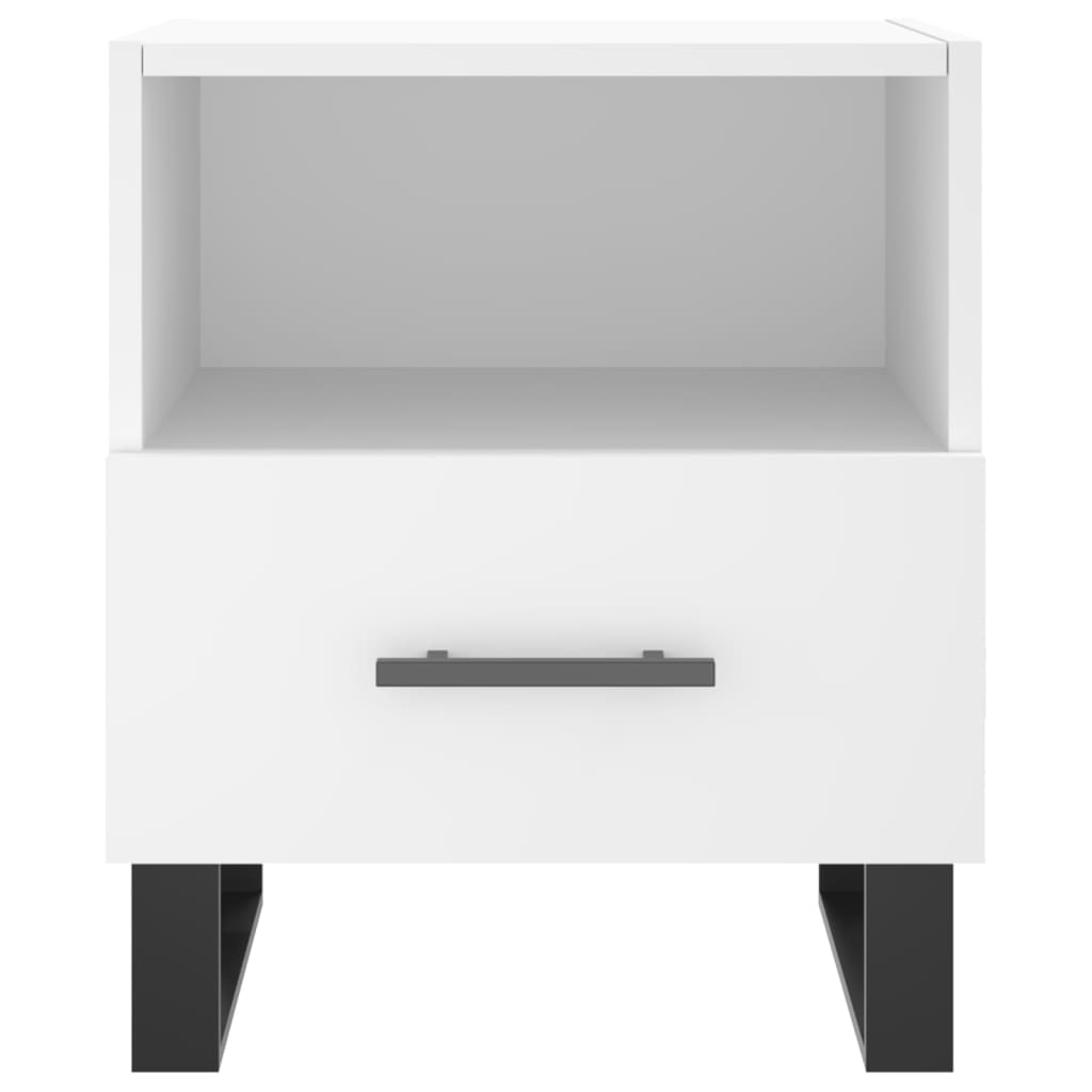 Mesa de cabeceira 40x35x47,5 cm derivados de madeira branco