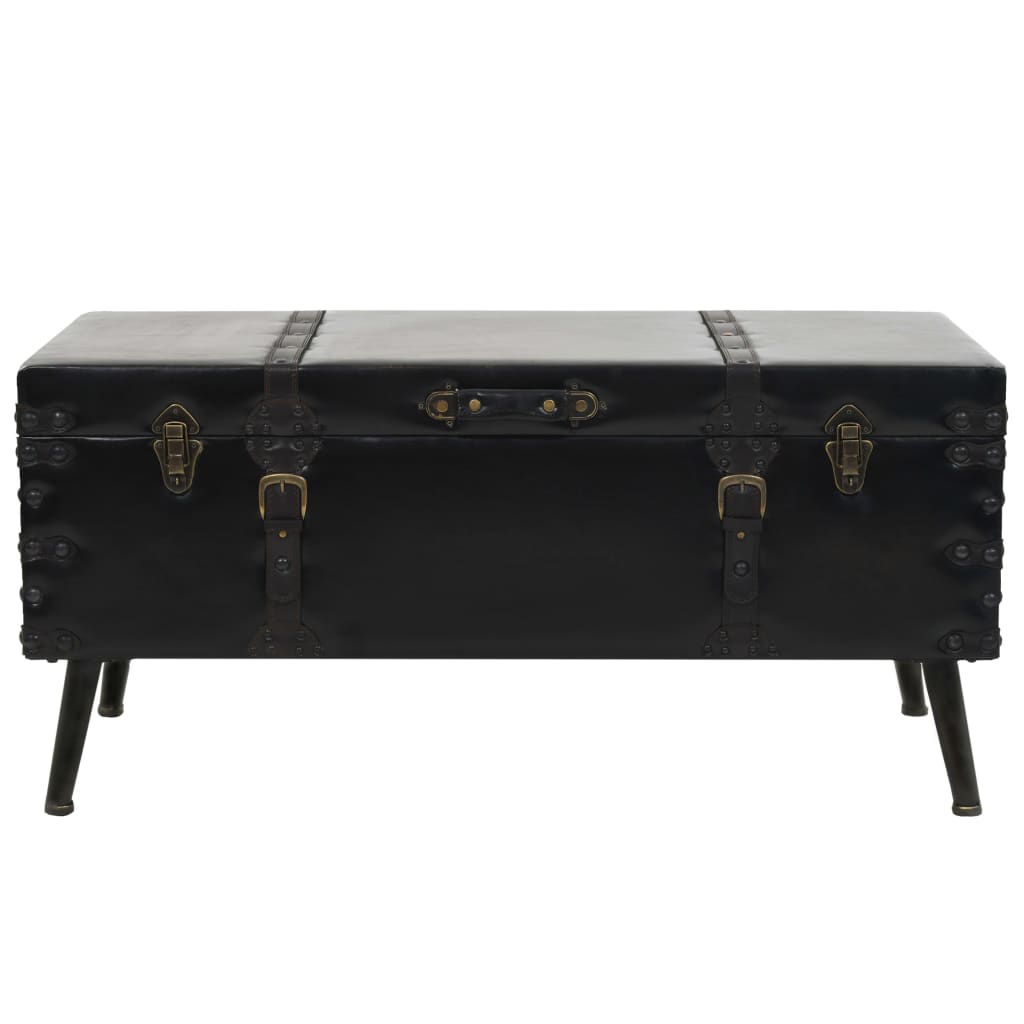 Mesa de centro em MDF e aço 102x51x48 cm