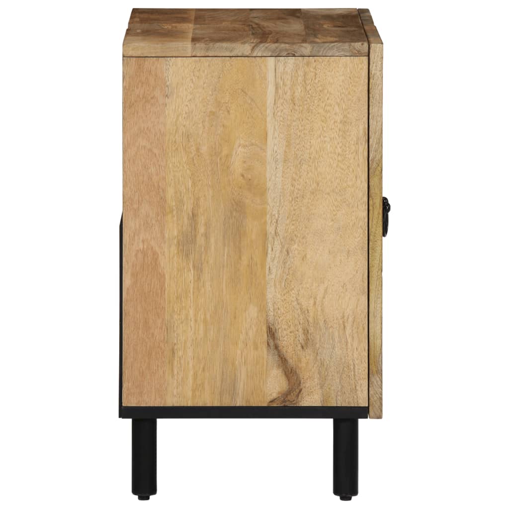 Armário para lavatório 62x33x58 cm madeira de mangueira maciça