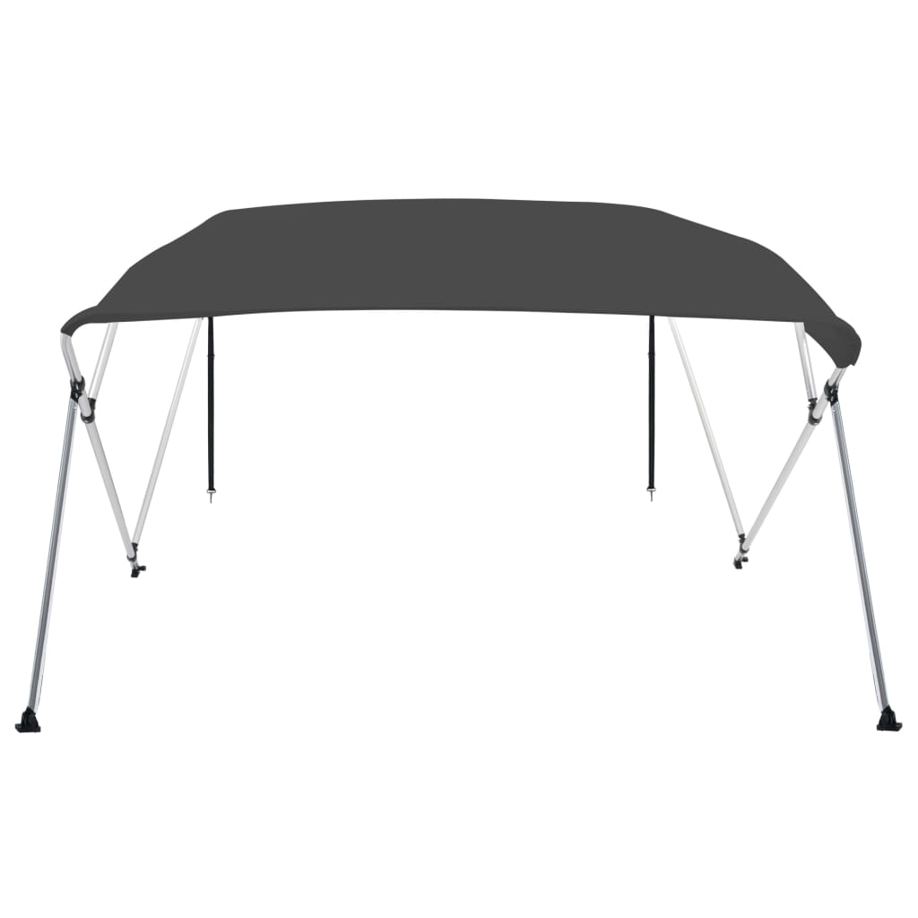 Toldo em 4 arcos bimini 243x210x137 cm antracite