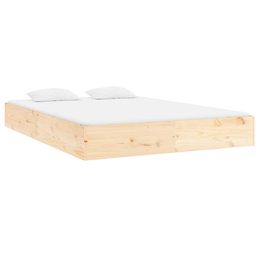 Estrutura de cama sem colchão 120x200 cm madeira maciça