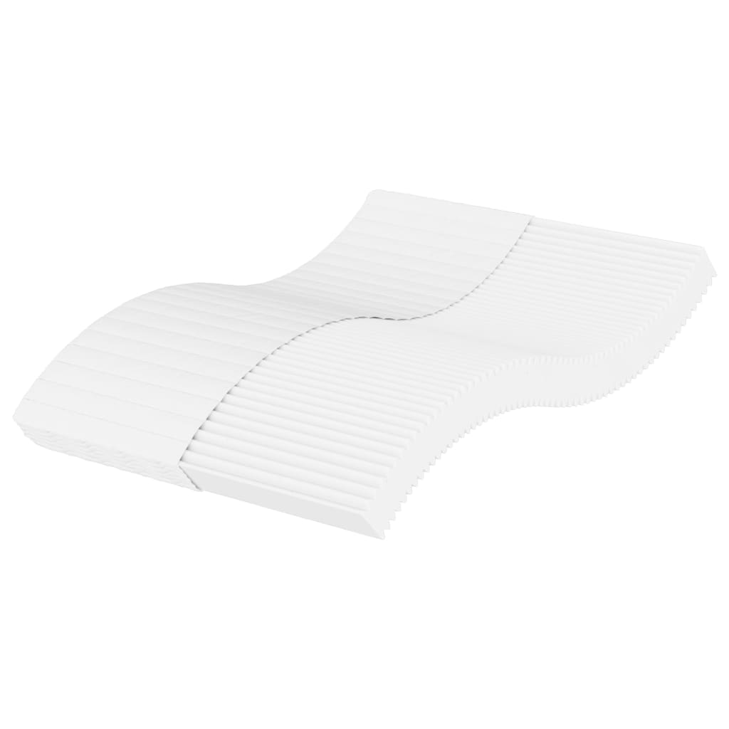 Colchão de espuma 140x190 cm dureza h2 h3 branco