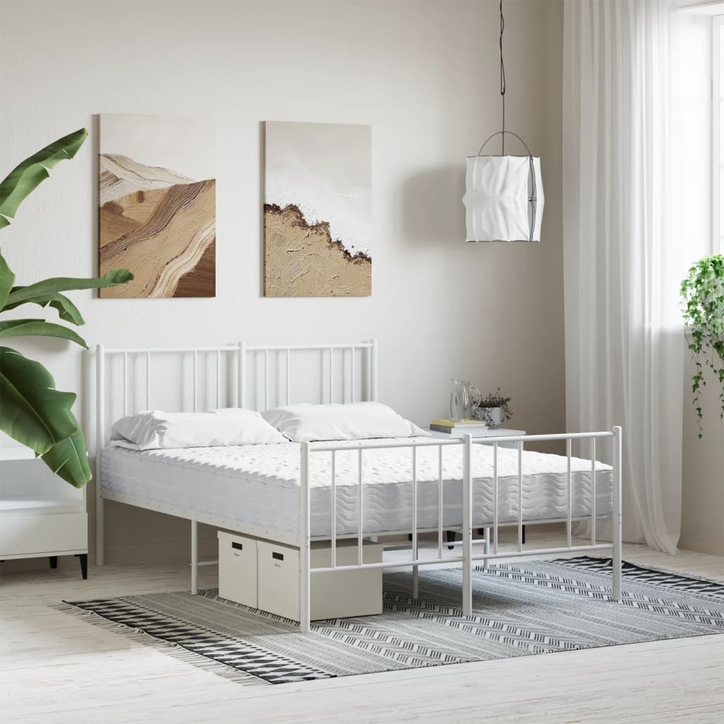 Colchão de espuma 140x190 cm dureza h2 h3 branco