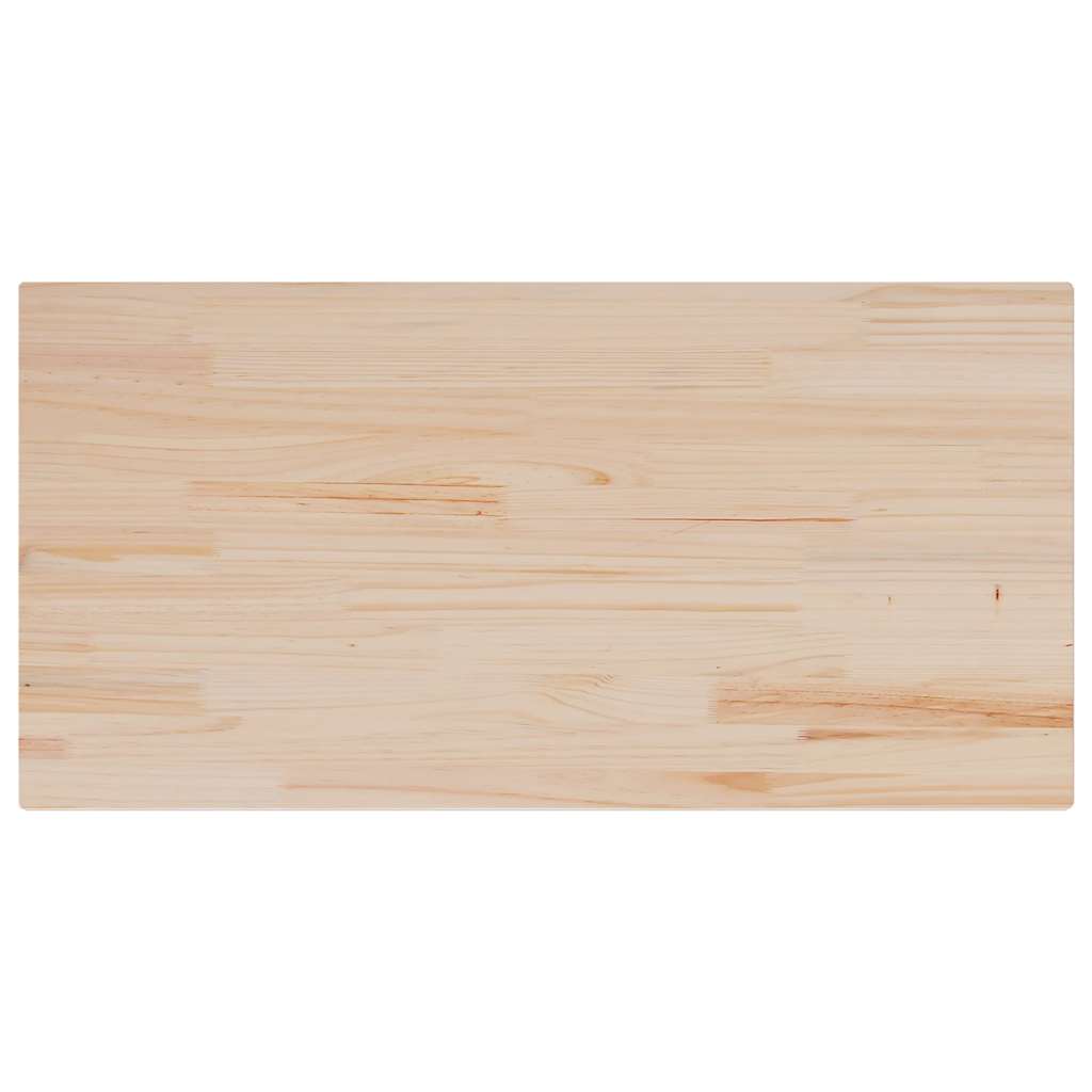 Tampos de mesa retangulares 4 pcs 100x50x1,7 cm pinho maciço