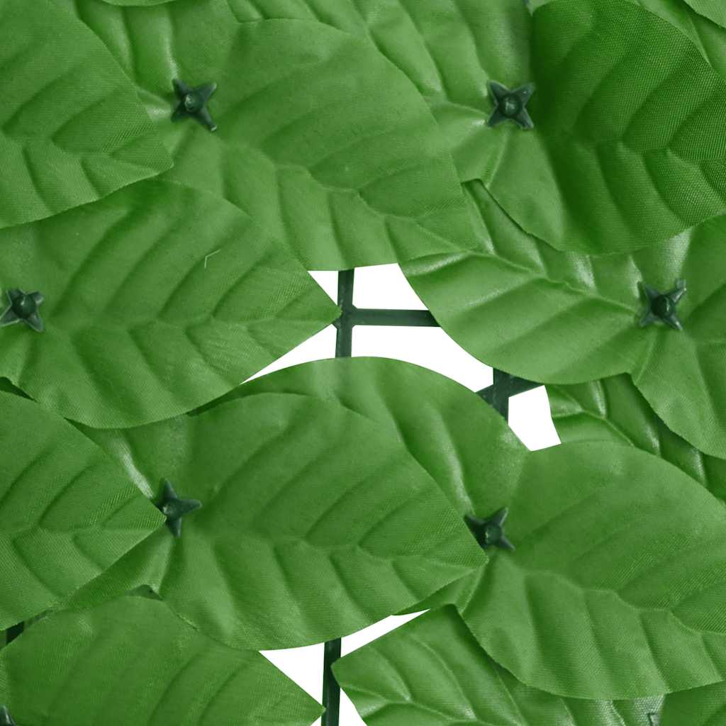 Tela de varanda com folhas verdes 400x150 cm