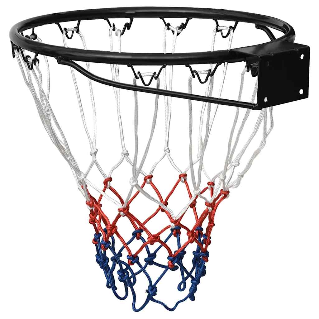Cesto de basquetebol 39 cm aço preto