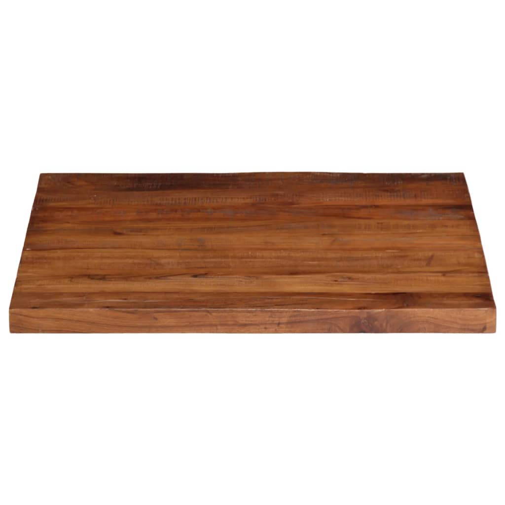 Tampo de mesa quadrado 80x80x2,5 cm madeira recuperada maciça