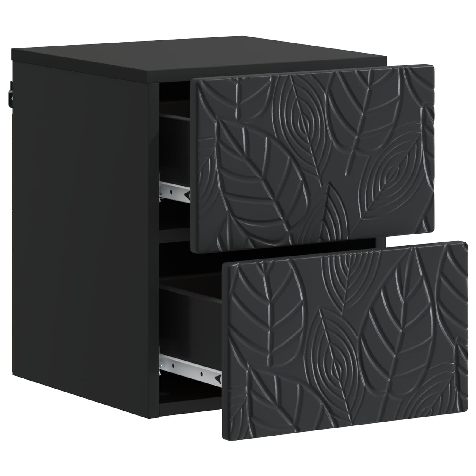 Gabinete de canto montado na parede preto 34,5 x 33 x 40 cm