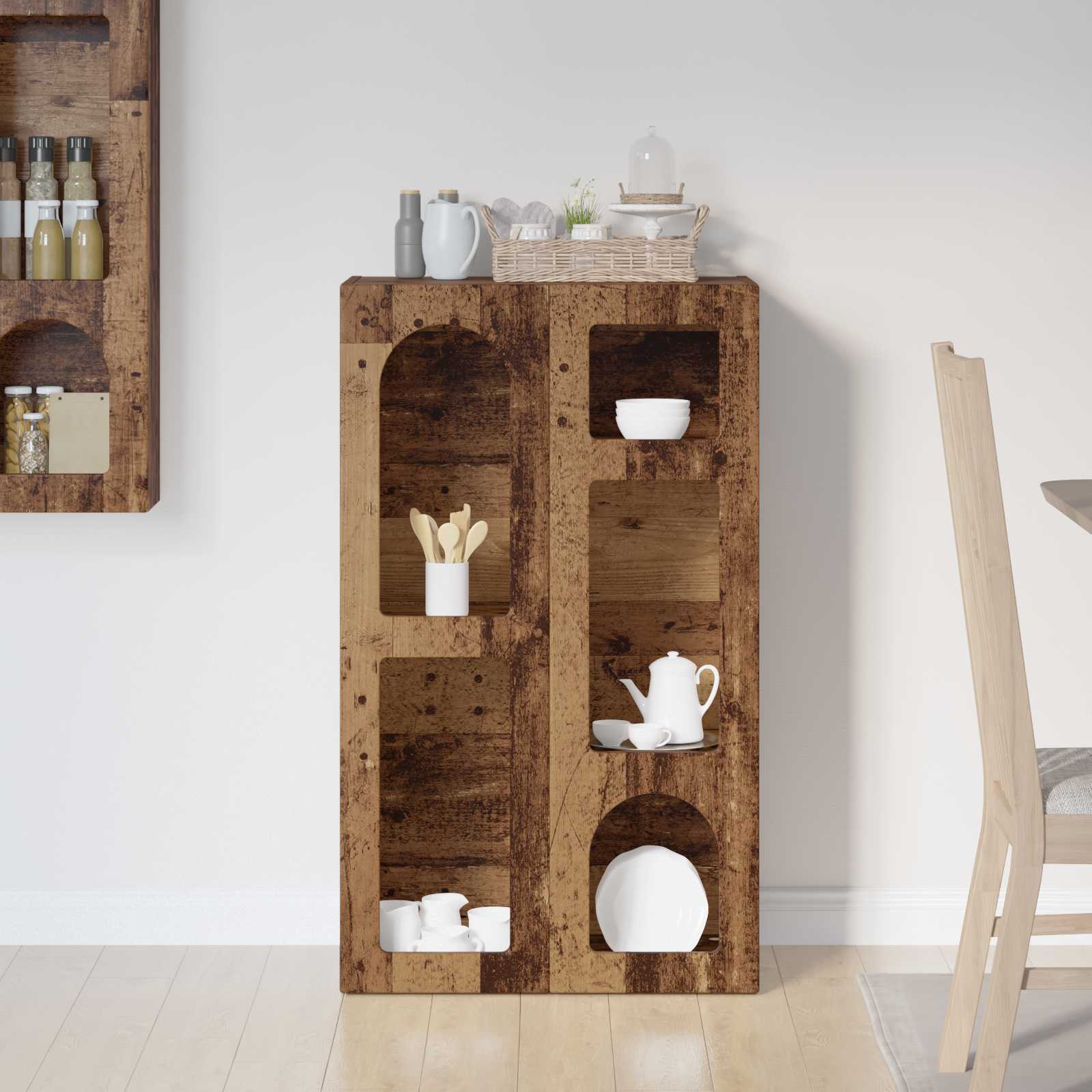 Buffet elst madeira antiga 59 x 35 x 100,5 cm