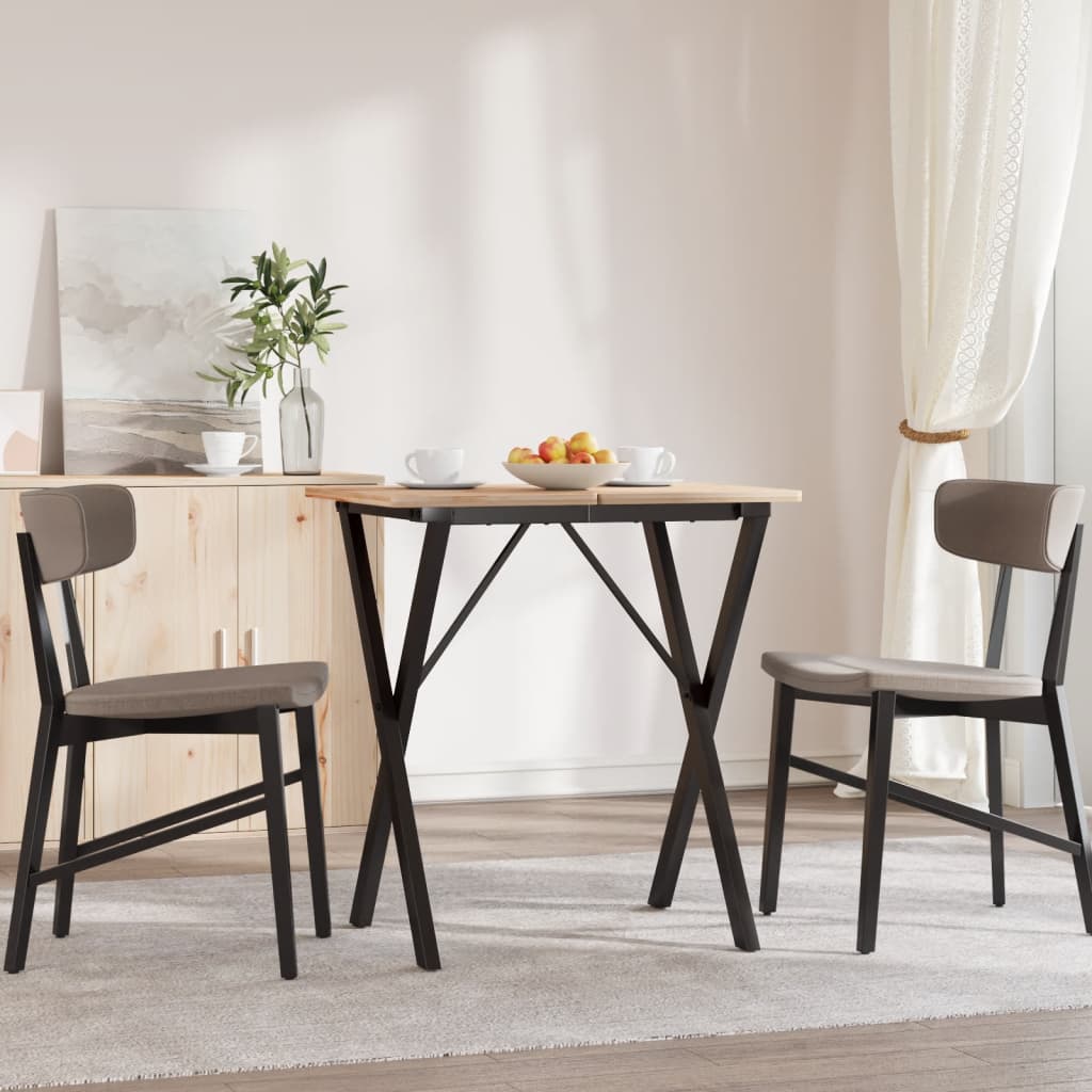 Pernas para mesa de jantar estrutura em x aço