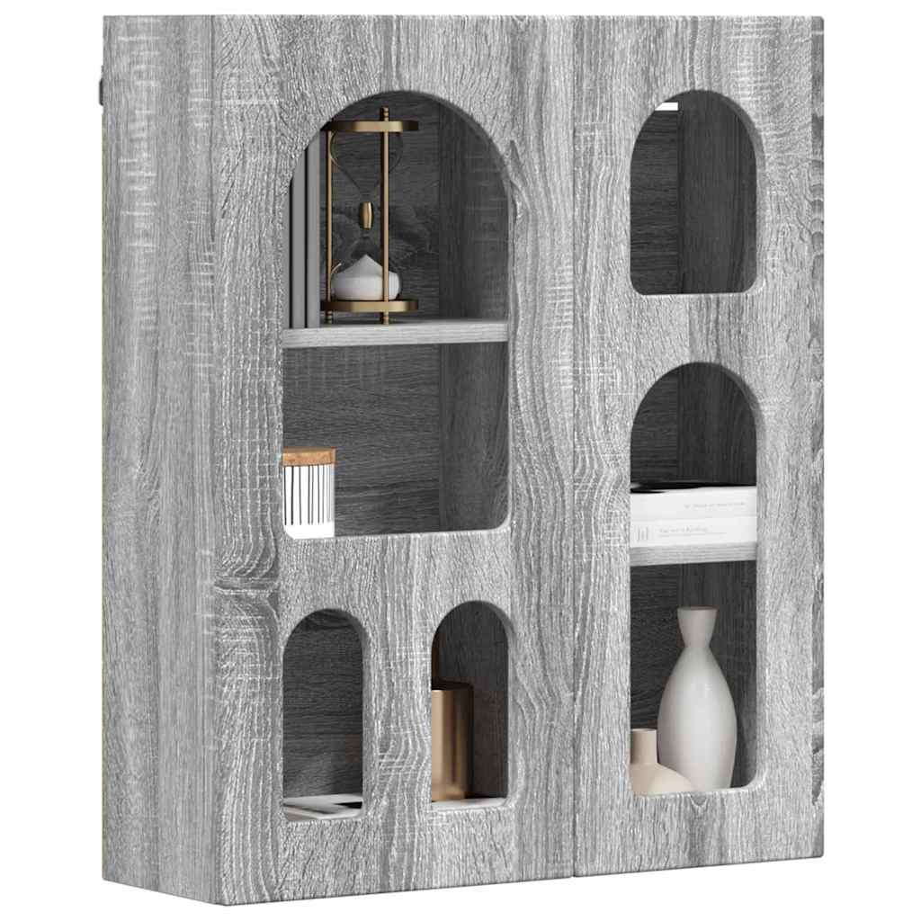 Armário suspenso elst sonoma cinzento 59 x 20 x 71,5 cm
