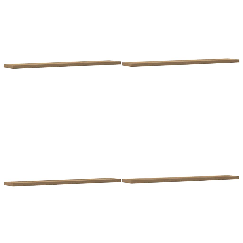 Prateleiras p/ estante 4 pcs deriv. madeira carvalho artisiano