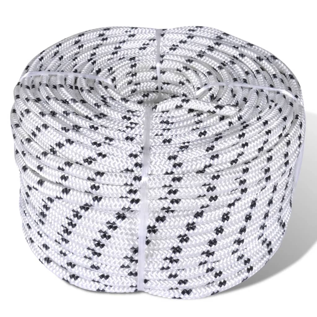 Corda entraçada para barco, poliéster 8 mm x 50 m