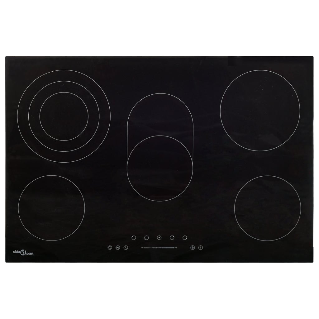 Placa de cerâmica com 5 discos ecrã tátil 8500 w 90 cm