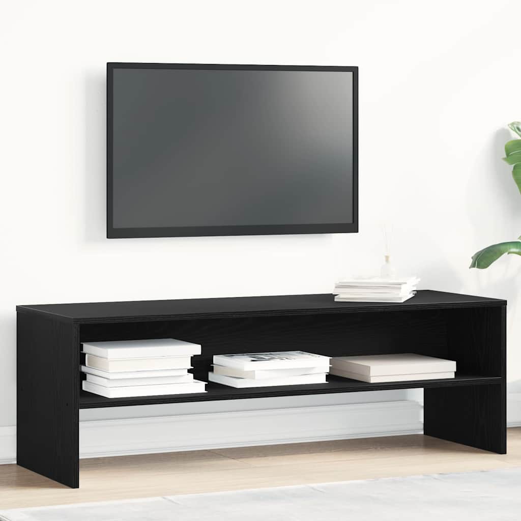 Móvel de TV 120x40x40 cm derivados de madeira carvalho preto