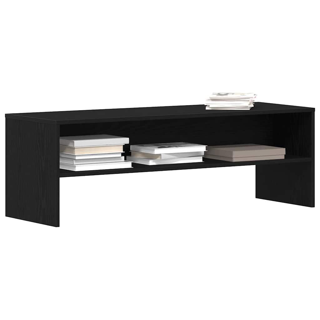 Móvel de TV 120x40x40 cm derivados de madeira carvalho preto