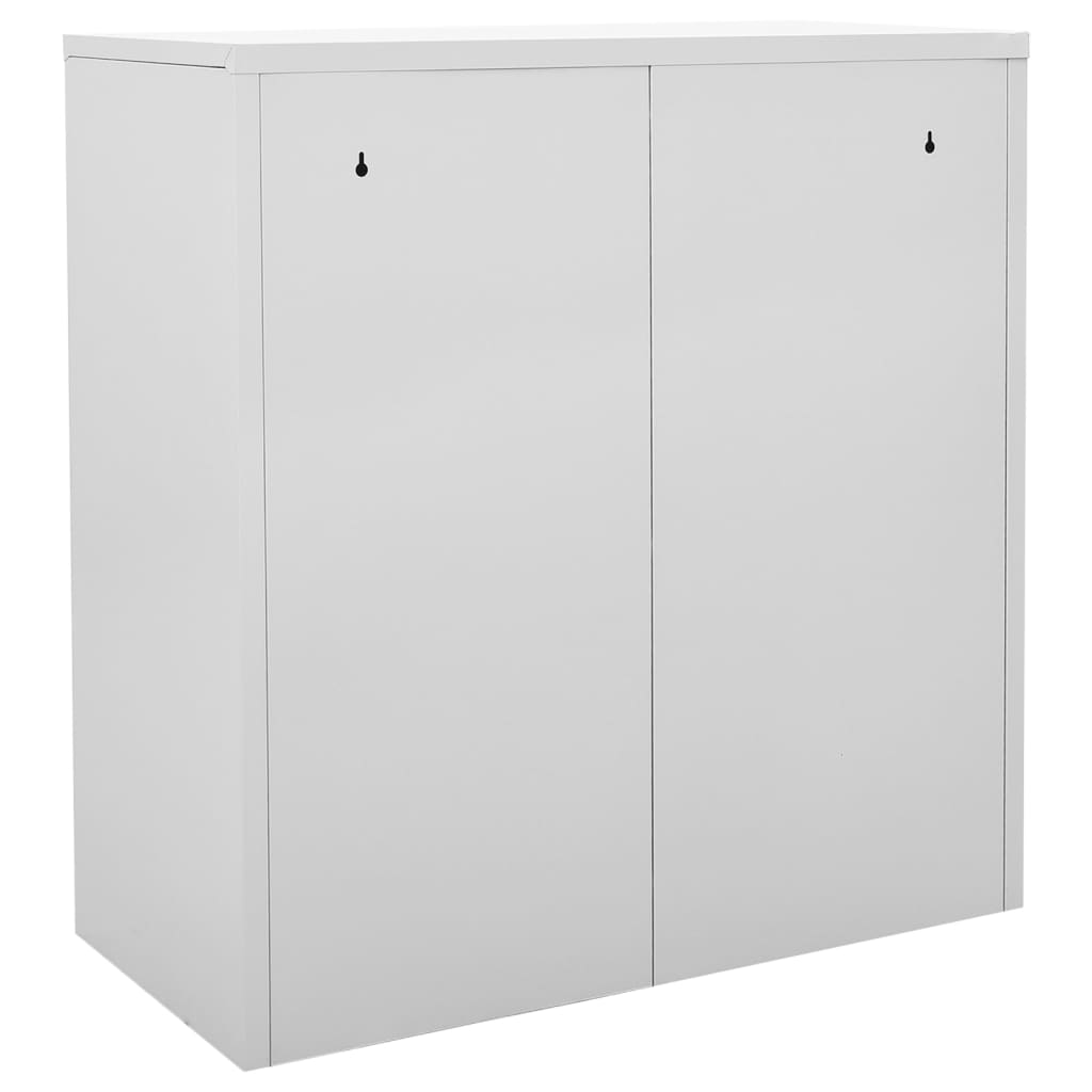 Cacifo 90x45x92,5 cm aço cinzento-claro