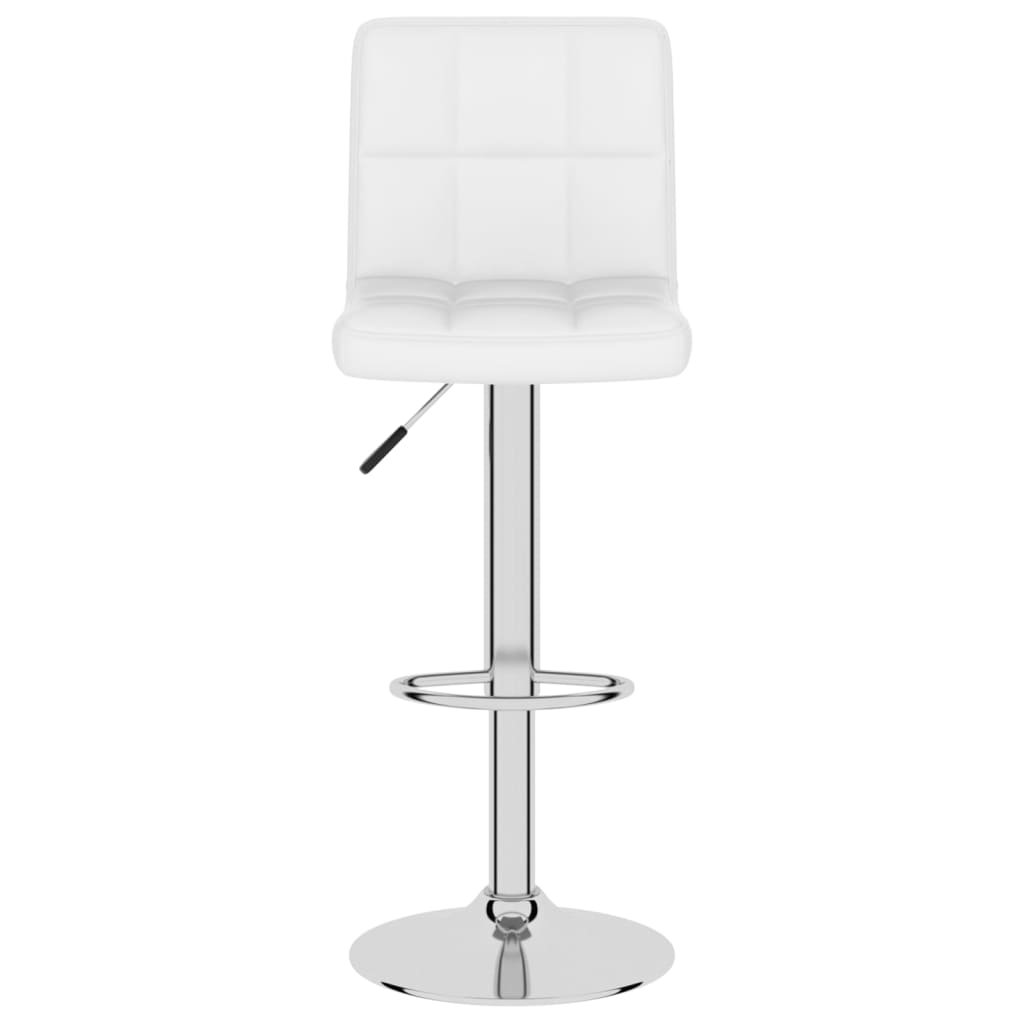 Banco de bar couro artificial branco