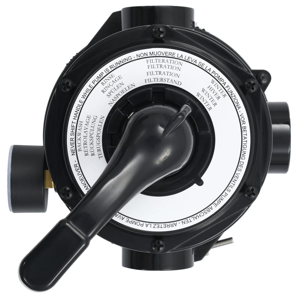 Válvula multiportas para filtro de areia ABS 38 mm 4-vias