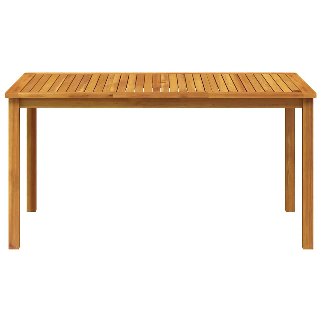 Mesa de jardim 150x90x74 cm madeira de acácia maciça