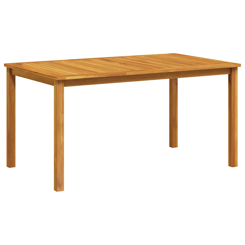 Mesa de jardim 150x90x74 cm madeira de acácia maciça