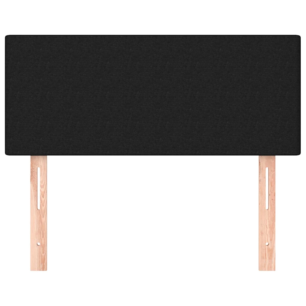 Cabeceira de cama tecido 90x5x78/88 cm preto
