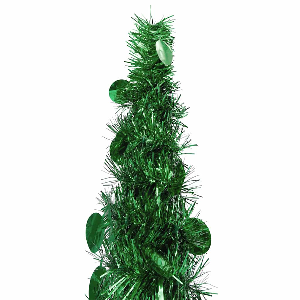 Árvore de natal pop-up artificial 180 cm PET verde