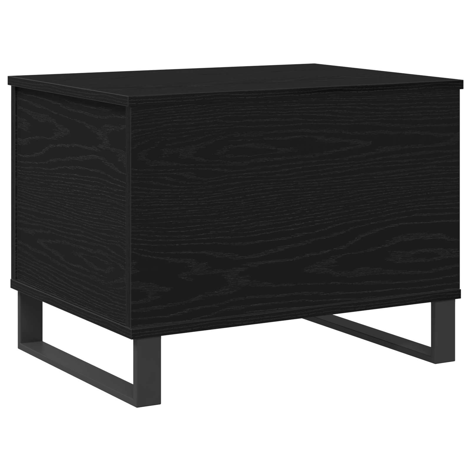 Mesa de centro carvalho preto 60 x 44,5 x 45 cm
