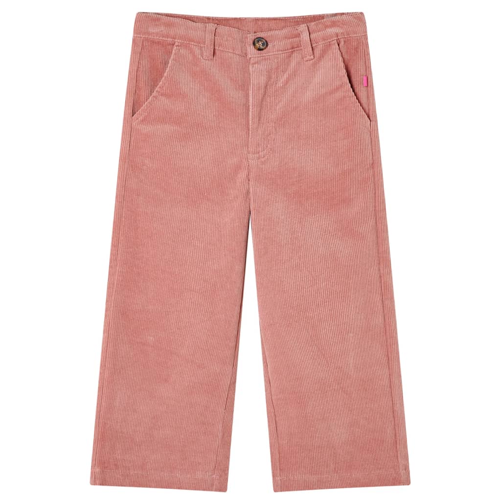 Calças para criança bombazina rosa-velho 116