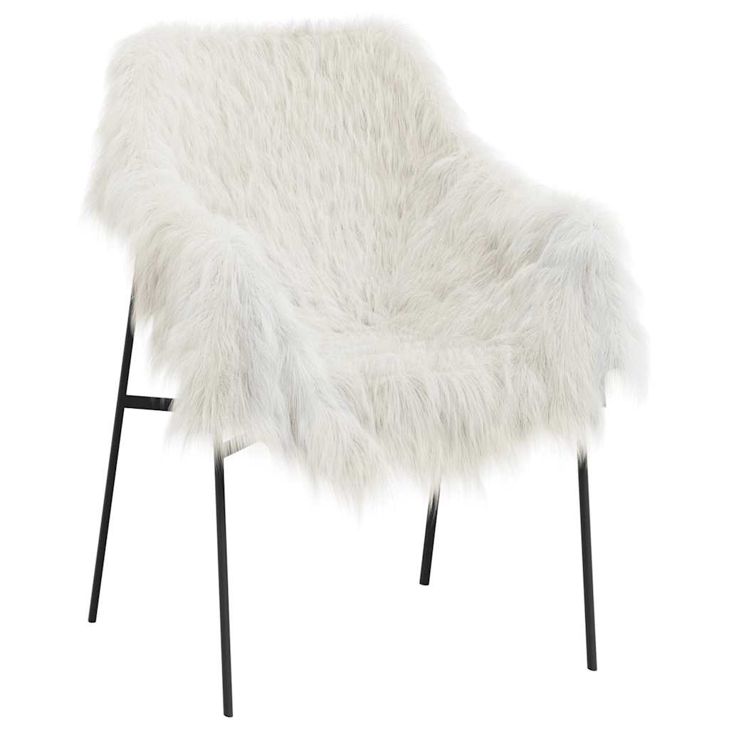 Pele de ovelha (60-70)x(90-100) cm cor creme