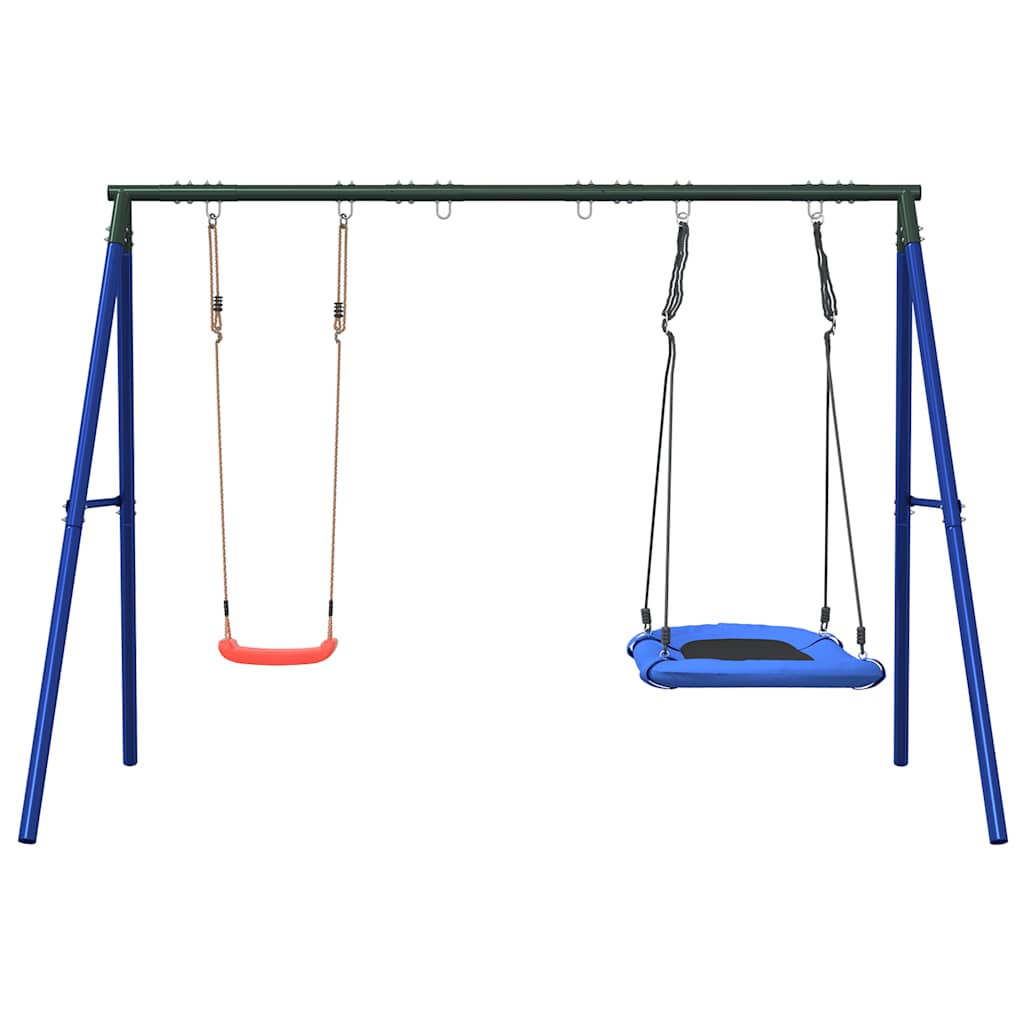Conjunto de baloiços p/ exterior c/ um baloiço e baloiço ninho