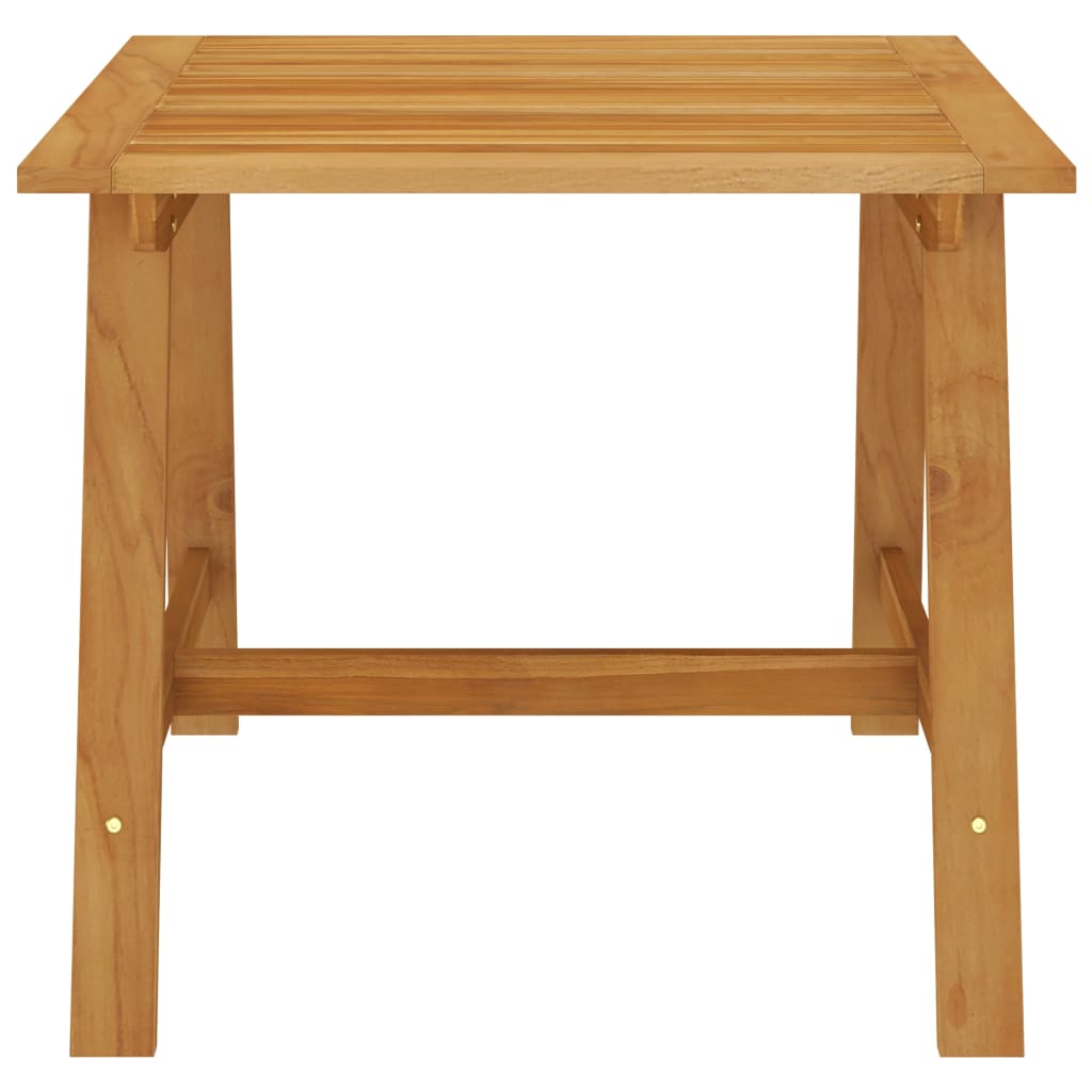3 Pcs conjunto de jantar para jardim castanho