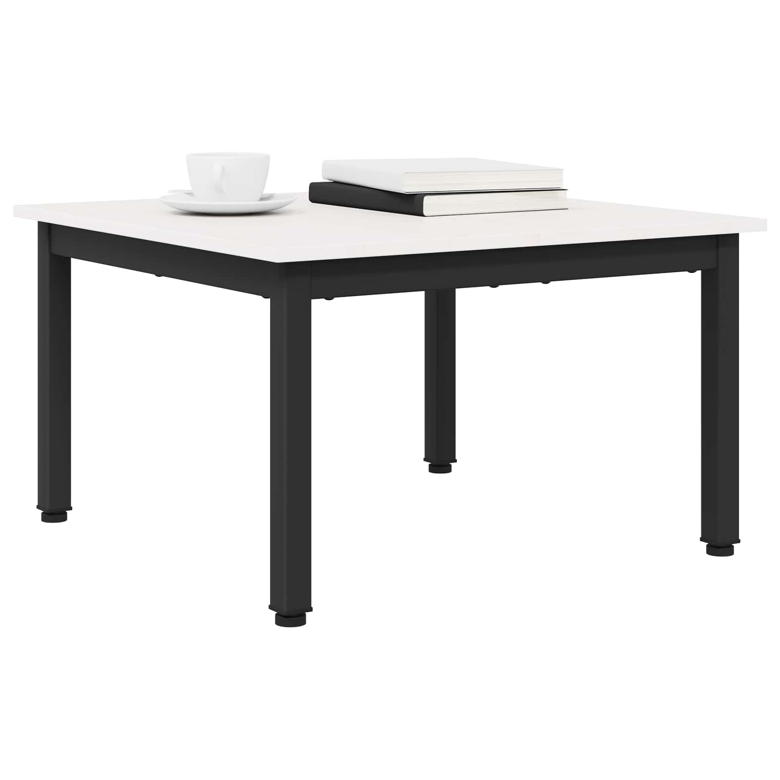Mesa de centro branco 60 x 60 x 36 cm