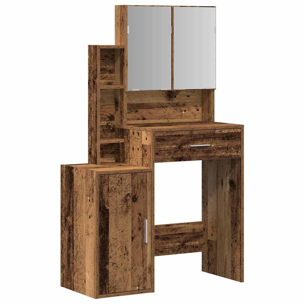 Mesa de vestir madeira antiga 80 x 35 x 132 cm