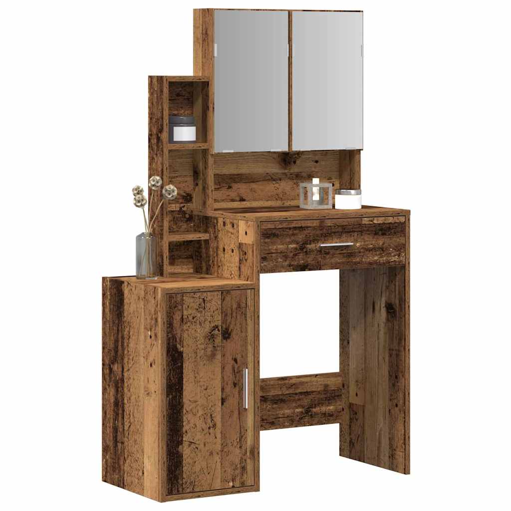 Mesa de vestir madeira antiga 80 x 35 x 132 cm