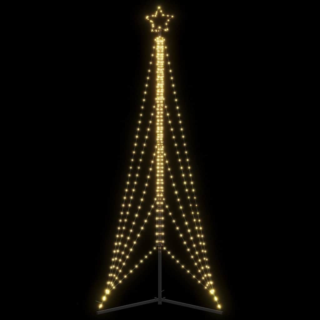 LED árvore de natal 525 leds branco quente 302 cm