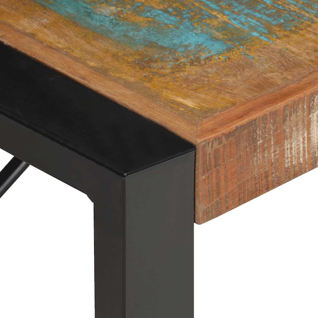Mesa de centro 180x90x40 cm madeira recuperada maciça