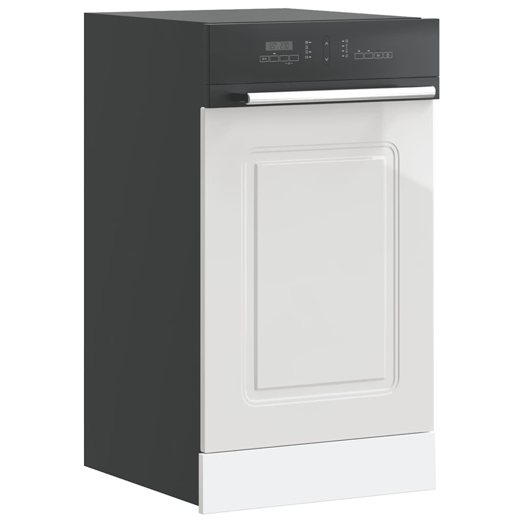 Painel máquina lavar louça kalmar 45x1,5x57 cm branco brilhante